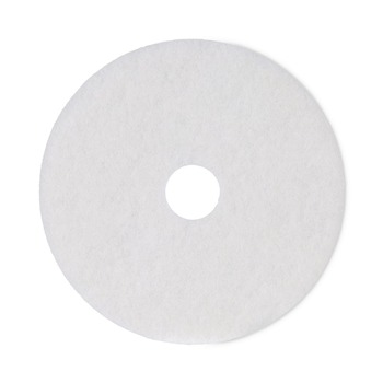 Boardwalk BWK4018WHI 18 in. Diameter Polishing Floor Pads - White (5/Carton)