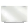 White Boards | Iceberg 31160 Clarity 72 in. x 36 in. Glass Dry Erase Board with Aluminum Trim - White Surface image number 0