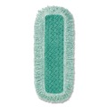  | Rubbermaid Commercial FGQ41800GR00 18 in. Microfiber Dust Pad with Fringe - Green (6/Carton) image number 1