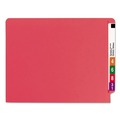 File Folders | Smead 25740 0.75 in. Expansion Heavyweight Colored End Tab 2-Fastener Folders - Letter Size/Red Exterior (50/Box) image number 1