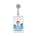 Label & Badge Holders | Advantus 75473 30 in. Extension Retractable ID Card Reel - Translucent Clear (12/Pack) image number 2