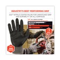 Cleaning Gloves | Ergodyne 10302 ProFlex 7072 ANSI A7 Nitrile-Coated CR Gloves, Gray, Small, 12 Pairs/Pack image number 4