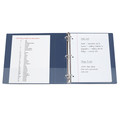 Binders | Avery 79809 3 One Touch EZD Rings 1 in. Capacity 11 in. x 8.5 in. Heavy-Duty View Binder with DuraHinge - Navy Blue image number 3