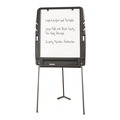 Easels | Iceberg 30227 35 in. x 30 in. Ingenuity Portable Flipchart Easel with Dry Erase Surface - White Surface/Charcoal Gray Frame image number 2