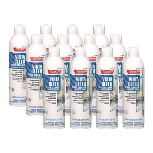 Cleaning & Janitorial Supplies | Chase Products CHA 5155 Vista Cleer 20 oz. Ammonia-free Aerosol Spray - Clean Scent (12/Carton) image number 0