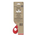 Arts & Crafts Supplies | Maped Helix 686549 Expert 8.25 in. Long 5 in. Cut Length Left-Handed Multipurpose Scissors - Straight Red Handle image number 3