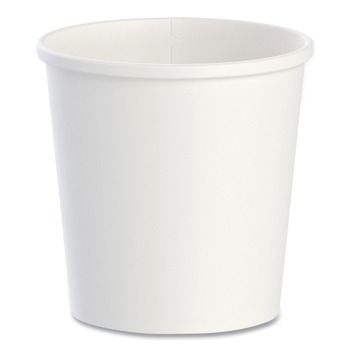 KITCHEN | SOLO H4165-2050 16 oz. Flexstyle Double Poly Paper Containers - White (500/Carton)