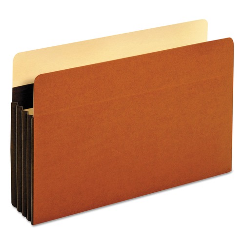 File Folders | Pendaflex C1526EHD 3.5 in. Expansion Legal Size Heavy-Duty File Pockets - Redrope (25/Box) image number 0