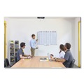White Boards | MasterVision MA0594830 48 in. x 36 in. Ruled Magnetic Steel Dry Erase Planning Board - White Surface/Satin Aluminum Frame image number 6