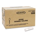 Cutlery | SOLO RSW3-0007 Teaspoon Individually Wrapped Reliance Mediumweight Cutlery - White (1000/Carton) image number 0
