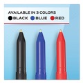 Pens | Paper Mate 4621501C 1 mm Write Bros. Medium Ballpoint Stick Pen Value Pack - Blue Ink/Blue Barrel (60/Pack) image number 3