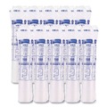 Cups and Lids | Dart 662TS Straw-Slot Lids for 9 - 20 oz. Cold Cups - Clear (100/Pack) image number 1