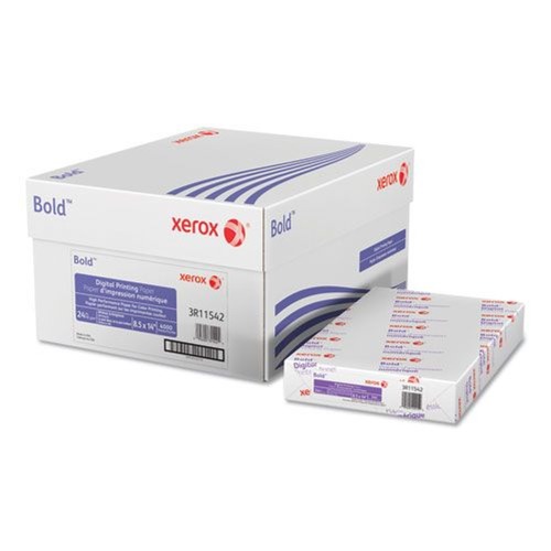 Copy & Printer Paper | Xerox 3R11542R 8.5 in. x 14 in. 98 Bright 24 lbs. Bond Weight Bold Digital Printing Paper - White (4000/Carton) image number 0
