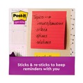 Notebooks & Pads | Post-it Notes Super Sticky 675-6SSAN 4 in. x 4 in. Note Ruled Pads in Playful Primary Collection Colors (6/Pack) image number 2