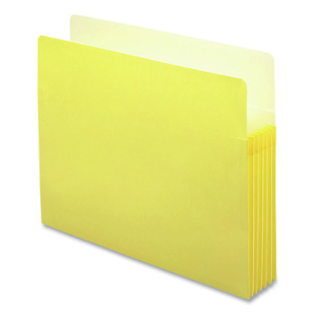 Smead 73243 5.25 in. Expansion Colored File Pockets - Letter Size/Yellow
