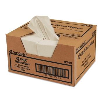 CLEANING AND SANITATION | Chicopee 8710 VeraClean 12 in. x 13 in. 1/4-Fold Critical Cleaning Wipes with Smooth Texture - White (400/Carton)