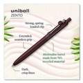 Back to School Sale | uni-ball 70660 Medium 0.7 mm Zento Retractable Gel Pen - Black Ink, Assorted Barrel Colors (1-Dozen) image number 4