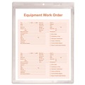 Back to School Sale | C-Line 80912 Super Heavy-Duty Top Load 9 in. x 12 in. Insert Clear Vinyl Shop Ticket Holders - Clear Front (50/Box) image number 5