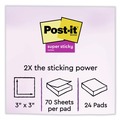 Back to School Sale! Save an additional 15%! | Post-it Notes Super Sticky 654-24SSJOY-CP 3 in. x 3 in. Note Pads - Summer Joy Collection Colors (24/Pack) image number 3