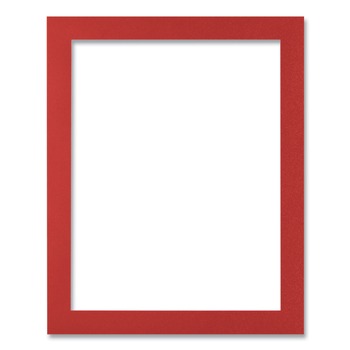 FACILITY MAINTENANCE SUPPLIES | Deflecto 68776R Self Adhesive Sign Holders with 8.5 x 11 Insert - Clear with Red Border Frame (2/Pack)