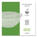 | Eco-Products EP-SB24 24 oz. Renewable and Compostable Salad Bowls with Lids (150/Carton) image number 4
