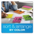 Flash Cards | Oxford 40279 3 in. x 5 in. Ruled Index Cards - Glow Green/Yellow Orange/Pink (100/Pack) image number 3
