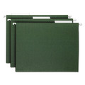 File Folders | Smead 64035 1/3-Cut Tabs Letter Size Hanging Folders - Standard Green (25/Box) image number 2