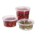  | WNA WNA APCTR08 8 oz. Plastic Deli Containers - Clear (50/Pack, 10 Packs/Carton) image number 3