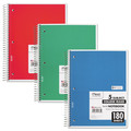Notebooks & Pads | Mead 05682 (180) 10.5 in. x 8 in. Sheets 5-Subject Medium/College Rule Spiral Notebook - Randomly Assorted Cover Color image number 0