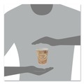  | SOLO 378MS-0029 8 oz. Printed Mistique Polycoated Hot Paper Cup - Brown (1000/Carton) image number 6