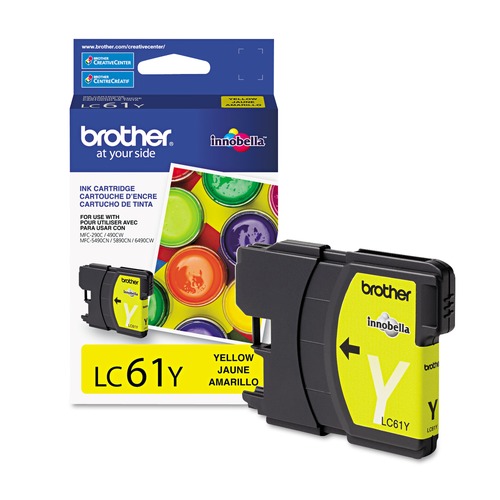 Ink & Toner | Brother LC61Y LC61Y Innobella 325 Page-Yield Ink - Yellow image number 0