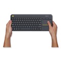 Office Electronics & Batteries | Logitech 920-007119 K400 Plus Wireless Touch Keyboard - Black image number 3
