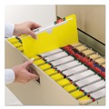 File Jackets & Sleeves | Smead 75511 Straight Tab Colored File Jackets with Reinforced Double-Ply Tab - Letter, Yellow (100/Box) image number 5