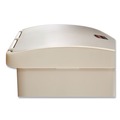 Trash & Waste Bins | Rubbermaid Commercial 1883552 Streamline 24-Gallon Resin Front Step Style Step-On Container - Beige image number 4