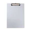 Clipboards | Universal UNV40301 0.5 in. Clip Capacity 8.5 in. x 11 in. Aluminum Clipboard with Low Profile Clip image number 0