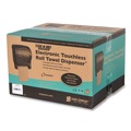 Paper Towel Holders | San Jamar T8090TBK 11.75 in. x 9.13 in. x 14.44 in. Tear-N-Dry Essence Touchless Towel Dispenser - Black Pearl image number 5