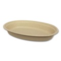Bowls and Plates | World Centric BO-SC-UBB-LFP 32 oz 9.7 x 5.3 x 1.6 Fiber Paper Burrito Bowls - Natural (300/Carton) image number 0