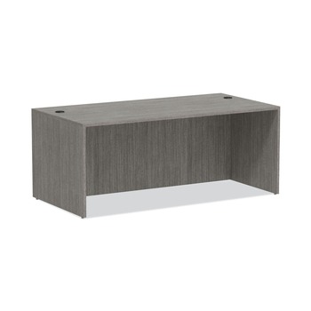 Alera ALEVA217236GY 71 in. x 35.5 in. x 29.63 in. Valencia Series Straight Front Desk Shell - Gray