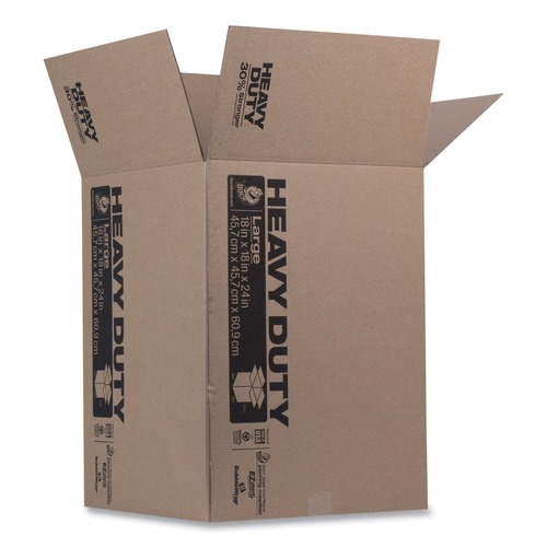 Boxes & Bins | Duck 280727 18 in. x 18 in. x 24 in. Regular Slotted Container (RSC) Heavy-Duty Box - Brown image number 0