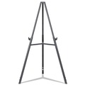 Easels | MasterVision FLX11404 Quantum Heavy Duty 35.62 in. - 61.22 in. Plastic Display Easel - Black image number 2
