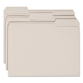 Just Launched | Smead 12343 Colored File Folders with Assorted 1/3-Cut Tab Positions - Letter, Gray (100/Box) image number 2
