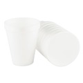 Just Launched | Dart 10J10 10 oz. Foam Drink Cups - White (1000/carton) image number 3