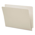 File Folders | Smead 25310 0.75 in. Expansion Shelf-Master Reinforced End Tab Colored Folders - Letter Size/Gray (100/Box) image number 0