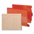 File Folders | Smead 51920 2-Pocket Style 1/5-Cut Top Tab Out 8.5 in. x 11 in. Poly Out Guide - Red (50/Box) image number 3