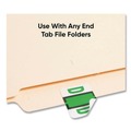 Back to School Sale | Smead 67074 1 in. x 1.25 in. D Color-Coded End Tab Filing Labels - White (1-Roll) image number 2