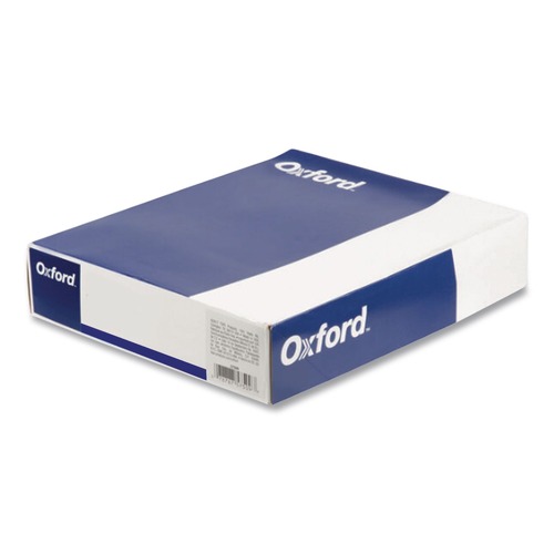 Report Covers & Pocket Folders | Oxford 59802 11 in. x 8.5 in. Tri-Fold Folder with Pockets and 150-Sheet Capacity - Blue (20/Box) image number 0