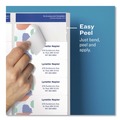 Labels | Avery 05662 Easy Peel 1.33 in. x 4 in. Mailing Labels with Sure Feed - Matte Clear (14-Piece/Sheet, 50 Sheets/Box) image number 6
