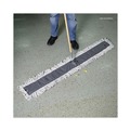 Mops | Boardwalk BWK1660CT 60w x 5d Cut-End Disposable Cotton Dust Mop Head (12/Carton) image number 2
