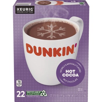 Keurig 5000363547 Hot Cocoa K-Cup Pods - Milk Chocolate (22/Box)