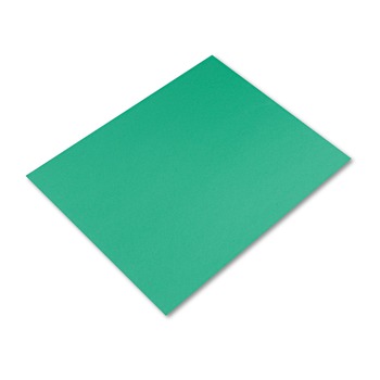 JUST LAUNCHED | Pacon P5466-1 22 in. x 28 in. Peacock Four-Ply Railroad Board - Holiday Green (25/Carton)